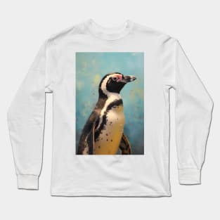 African Penguin Portrait Long Sleeve T-Shirt